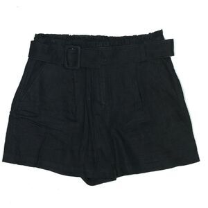 Vineyard Vines NWT Black Linen Cargo‎ Shorts with Belt Women's size 8